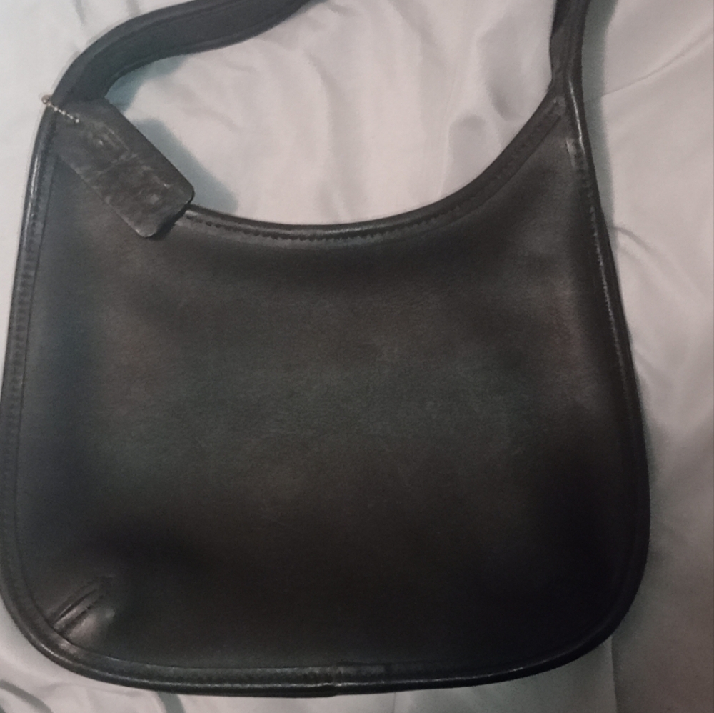 Coach Black Leather Women's Bag
